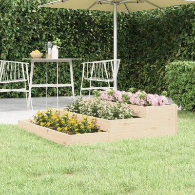 vidaXL Jardinieră, 107x107x27 cm, lemn masiv de pin 823913 foto