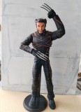 Wolverine X-Man United X2 Hugh Jackman Marvel Deadpool 33 cm h articulatii multiple vintage 2003 plastic stabil biped, plus postament vezi DESCRIERE