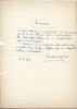 A3241N Document scris și semnat olograf de Eusebiu Camilar, 1965