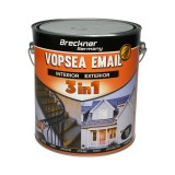 Vopsea email anticoroziva 3 &icirc;n 1 negru lucios 3.5L Breckner
