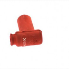 Fisa bujie, unghi: 90°, filet bujie: 14mm, conexiune: SAE nut, carcasa: Silicone, spark plug cap colour: red