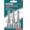 Set chei1/4&rdquo; hex Total, 3 buc, lungime 65mm, diametru 13mm