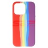 Husa Silicon Rainbow iPhone 13 Pro - Calitate Premium - Protectie Telefon - Multicolor