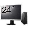 Pachet Calculator Second Hand LENOVO S510 SFF, Intel Core i5-6500t 3.20GHz, 8GB DDR4, 128GB SDD + Monitor 24&amp;quot; NewTechnology Media