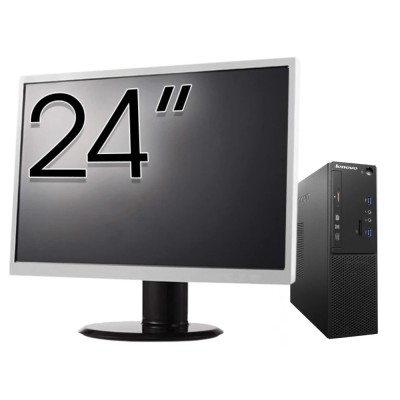 Pachet Calculator Second Hand LENOVO S510 SFF, Intel Core i5-6500t 3.20GHz, 8GB DDR4, 128GB SDD + Monitor 24&amp;amp;quot; NewTechnology Media foto