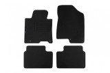 Mochete de podea din covor cu doua straturi, potrivite pentru Kia Ceed, Pro Ceed 2012-2018, din tesatura Rex, set de 4 bucati, negru Performance AutoT