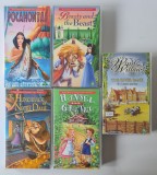 Lot 5 casete video VHS originale, sigilate: Pocahontas | Frumoasa și Bestia | Cocoșatul de la Notre Dame | Hansel și Gretel | V&acirc;ntul prin sălcii