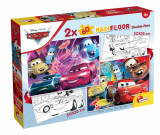 Cumpara ieftin Puzzle de podea 2 in 1 Lisciani Disney Cars, Maxi, 2 x 60 piese