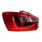 Stop spate, lampa Seat Ibiza (6j), 04.2012-2017, model: 3 usi, montare spate, stanga, LED; carcasa rosie; MAGNETI MARELLI