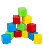 Set de Cuburi din Plastic pentru Copii 12 Buc. City