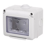 Doza aparat Gewiss, aparenta tripla, IP55, 99 x 82 x 65 mm