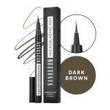 Stilou spr&acirc;ncene Maro inchis Nanobrow Microblading Pen - umple sprancenele