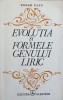 Evoluția și Formele Genului Liric - Edgar Papu (1972), Albatros, Beletristica, Literatura Rom&acirc;nă, Carte
