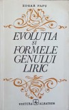 EVOLUTIA SI FORMELE GENULUI LIRIC-EDGAR PAPU