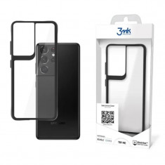 Husa Cover SatinArmor 3MK pentru Samsung Galaxy S21 Ultra Negru