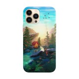 Husa compatibila cu Apple iPhone 12 Mini model Deep into nature, Silicon, TPU, Viceversa, Transparent, Carcasa