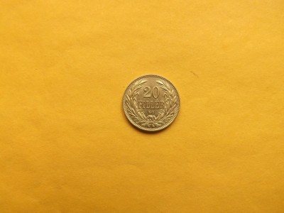 Ungaria 20 Filler 1908 - MU 1 foto