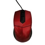 Mouse cu fir elSales ELS-811 , 3 butoane , lungime cablu 1.5 m , universal , rosu