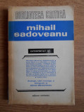 Fanus Bailesteanu - Mihail Sadoveanu (colectia biblioteca critica)