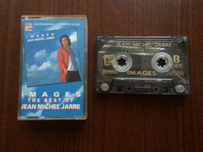 jean michel jarre images the best of caseta audio compilatie muzica ambientala synth pop electronica foto