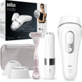 Epilator IPL Braun Silk-expert PRO 3 PL3139 Senzor automat &amp;amp; continuu Skin pro, 300.000 impulsuri, 3 niveluri de intensitate, 100 de impulsuri pe