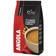 Cafea Angola, 12 capsule compatibile Cafissimo/Caffitaly/Beanz, Italian Coffee foto