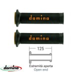 Set mansoane road-racing Domino model A010 - culoare: negru/portocaliu (lungime: 125 mm)