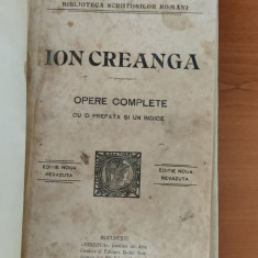 Ion Creangă - Opere complete (Ed. Minerva 1909)