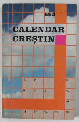 CALENDAR CRESTIN , APARUT 1991 foto