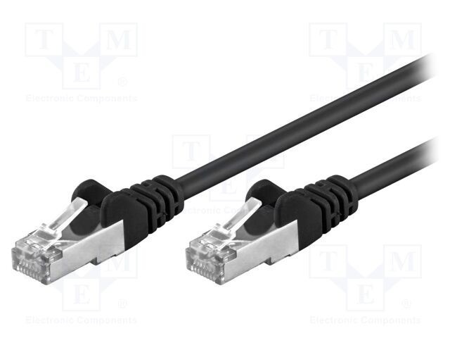 Cablaj Patch Cord F/UTP 5e 30m 26AWG Goobay Negru PVC
