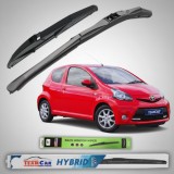 Cumpara ieftin Ștergătoare Hibride TeamCar&reg; Toyota Aygo Facelift II 3 uși (2012&ndash;2014) | Set Complet
