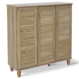 Cumpara ieftin Dulap pantofi SANT&Omicron; 16 perechi sonoma 89.5x34.5x91.5