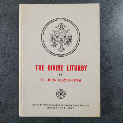 St. John Chrysostom - The divine liturgy (1977, editie cartonata) foto