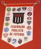 Fanion fotbal - FEDERATIA de FOTBAL din SAO PAULO (BRAZILIA)