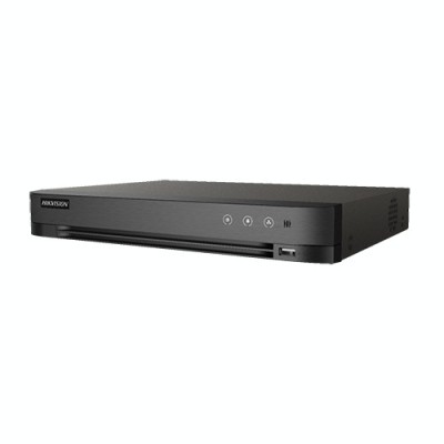 DVR 4K AcuSense 4 canale audio over coaxial Smart Playback - Hikvision iDS-7204HTHI-M1-S SafetyGuard Surveillance foto