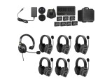 Solutie intercom stereo comp Saramonic WiTalk WT7D7xbat, 7 pers, Full-Duplex 1.9GHz, dual-ear
