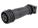 Conector circular mufă mamă 4 pini 32A 600V BULGIN Buccaneer PXA921/04/S