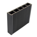 Uluca celulara gard WPC, 120 x 24 x 2000 mm, gri