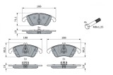 BOSCH 0 986 494 263 set placute frana,frana disc