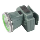 Lanterna LED de Montat pe Cap, 8.6x7.5x6.5cm Verde Deschis