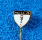 Insigna fotbal - &quot;MINERUL&quot; MOTRU (varianta 1)