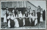 Salistence cu copii, perioada interbelica// fotografie tip CP