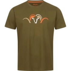 Tricou BLASER Argali 3D Debossed T 25, Dark Olive, Marime 3XL foto