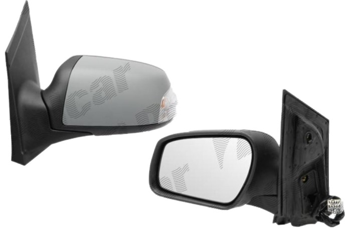 Oglinda exterioara Ford Focus 2 (Da ) 11.2004-01.2008 partea dreapta Best Auto Vest crom convex carcasa prevopsita grunduita reglare electrica cu inc