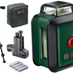 Nivela laser cu linii BOSCH UniversalLevel 360 ,precizie 0,4 mm m ,unghi de deschidere 120 ,filet stativ 1 4 , cu stativ