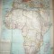Harta Africii 73x87cm ,- Germania 1941 Verlag Westermann