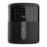 Friteuza cu aer cald, fara ulei Cecotec Bombastik 6000, 1700W, 6L, Control tactil, 12 Programe Presetate