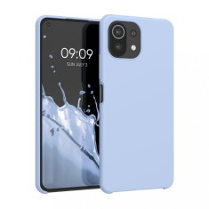 Husa Kwmobile pentru Xiaomi Mi 11 Lite 5G/11 Lite 5G NE, Silicon, Albastru, 54730.58