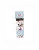 Martisor tip brosa cu model pisicuta alba pentru 1 si 8 martie