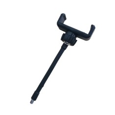 Suport de telefon cu surub, universal, 15 cm, pentru lampa circulara, ring light, ABS metal, negru
